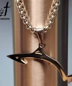Apparel Line Cutterz Surgical Stainless Steel Rope Chain With Pro Fish Pendant