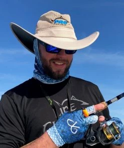 Line Cutterz Pro Fish Gear Pop Hat Packable Sun Hat - Khaki Apparel