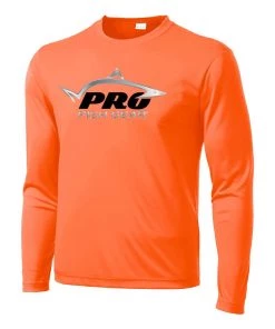Line Cutterz Apparel Pro Fish Gear Long Sleeve Shirt - Blaze Orange