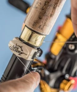 Line Cutterz Custom Printed Logo Ring In Ivory With GREEN Logo