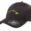 Line Cutterz Flexfit Black Delta Hat With LC Pro Fish Logo