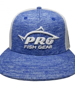 Line Cutterz Apparel Pro Fish Gear Ultra-Fit A-Flex Heather Blue Hat