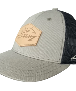 *NEW* Line Cutterz Light Brown Leather Patch Snapback Apparel