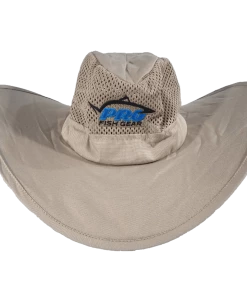 Line Cutterz Pro Fish Gear Pop Hat Packable Sun Hat - Khaki Apparel