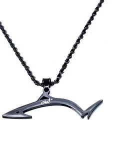 Apparel Line Cutterz Surgical Stainless Steel Rope Chain With Pro Fish Pendant