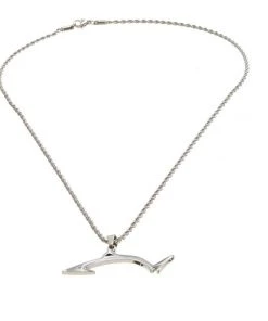 Apparel Line Cutterz Surgical Stainless Steel Rope Chain With Pro Fish Pendant