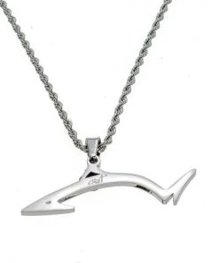 Apparel Line Cutterz Surgical Stainless Steel Rope Chain With Pro Fish Pendant