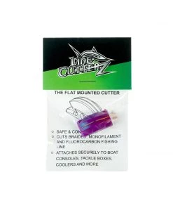 Line Cutterz Peel & Stick Flat Mount Fishing Line Cutter - Purple