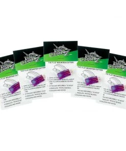 Flat Mount Cutters Package Deal! 5 Line Cutterz Flat Mount Fishing Line Cutters - Purple