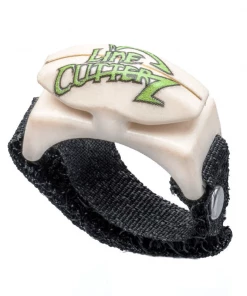Line Cutterz Custom Printed Logo Ring In Ivory With GREEN Logo