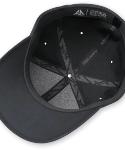 Line Cutterz Flexfit Black Delta Hat With LC Pro Fish Logo