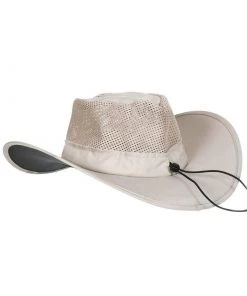 Line Cutterz Pro Fish Gear Pop Hat Packable Sun Hat - Khaki Apparel